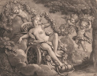 Flora en Putti door Bernard Lens