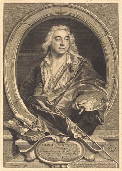 Nicholas Bertin door Bernard Lépicié after Jean François Delyen
