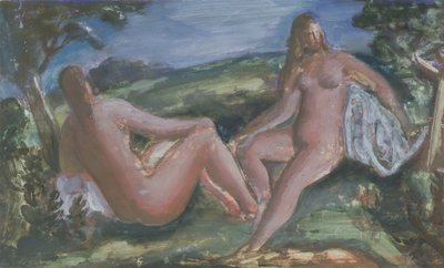 Baders, ca. 1940 door Bernard Meninsky