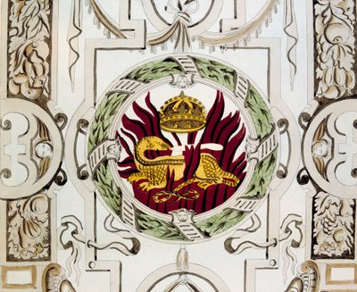 Salamander (insigne van Frans I) door Bernard Palissy door Bernard Palissy