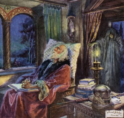 Scène uit Rabbi Ben Ezra door Bernard Partridge
