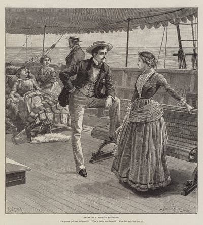 De Kruistocht van de Excelsior, door Bret Harte door Bernard Partridge