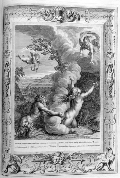 Arethusa door Bernard Picart
