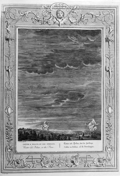 Castor en Pollux (gravure) door Bernard Picart