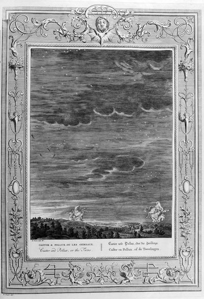 Castor en Pollux door Bernard Picart