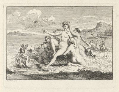 Geboorte van Venus door Bernard Picart