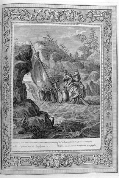 In de Griekse mythologie was Argo het schip waarop Jason en de Argonauten van Iolcos naar Colchis zeilden om het Gulden Vlies te halen door Bernard Picart
