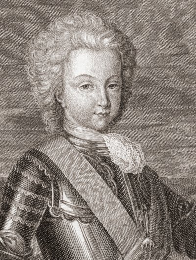 Koning Luis I van Spanje als Prins van Asturië door Bernard Picart