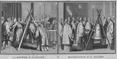 Le Bateme de la Cloche en Benediction de la Cloche, 1724 door Bernard Picart