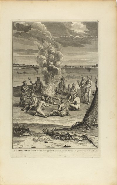 Virginianen houden van vuur... door Bernard Picart