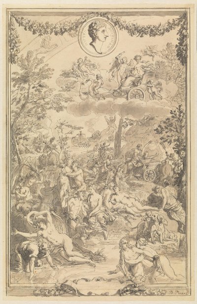 Ontwerp voor een titelblad van Ovidius