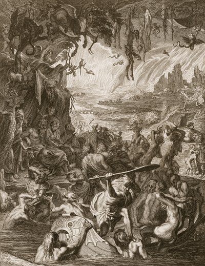 Scène van de Hel door Bernard Picart