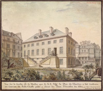 Het paviljoen in Bellechasse, 1778 door Bernard Poyet