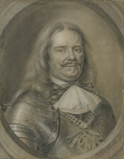 Portret van Michiel Adriaansz. de Ruyter door Bernard Vaillant