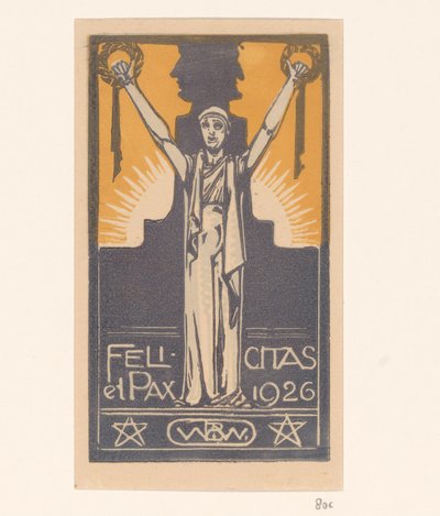 Felicitas et Pax 1926 door Bernard Willem Wierink