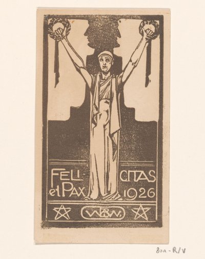Felicitas et Pax 1926 door Bernard Willem Wierink