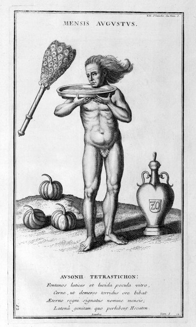 Een voorstelling van augustus door Bernard de Montfaucon