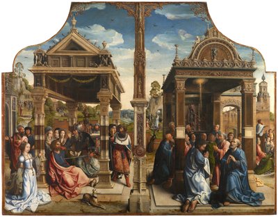 Altaarstuk van de Heiligen Thomas en Matthias, ca. 1510-1520 door Bernard van Orley