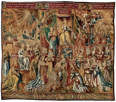 Justitia (Gerechtigheid) uit Los Honores door Bernard van Orley
