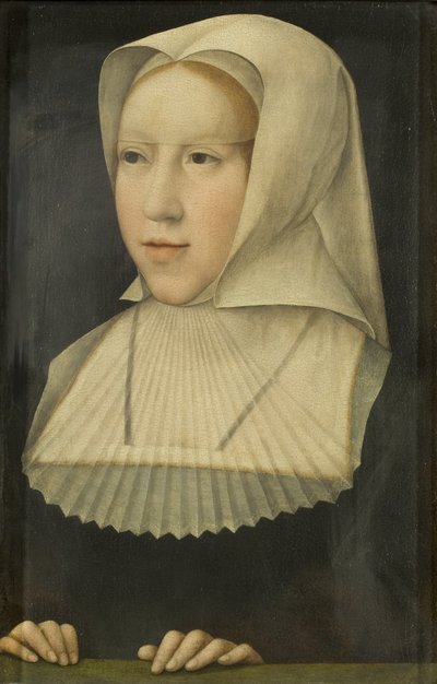 Portret van Margaretha van Oostenrijk door Bernard van Orley