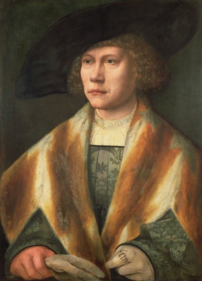 Portret van een jonge man, mogelijk een zelfportret, c.1520 door Bernard van Orley