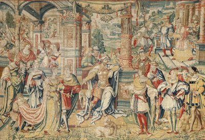 Serie van de geschiedenis van David, c.1525 door Bernard van Orley