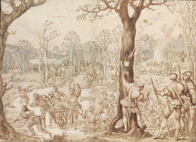 Het verdelen van het wild, 1525-1535 door Bernard van Orley