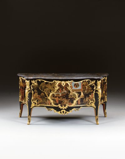 Louis XV commode, ca. 1740 door Bernard van Risamburgh