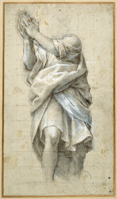 Studie voor een apostel door Bernardino Gatti