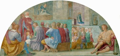 Geschiedenis van Sint Antonius door Bernardino Barbatelli Poccetti