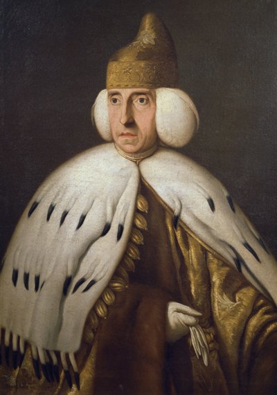 Portret van Doge Ludovico Manin door Bernardino Castelli