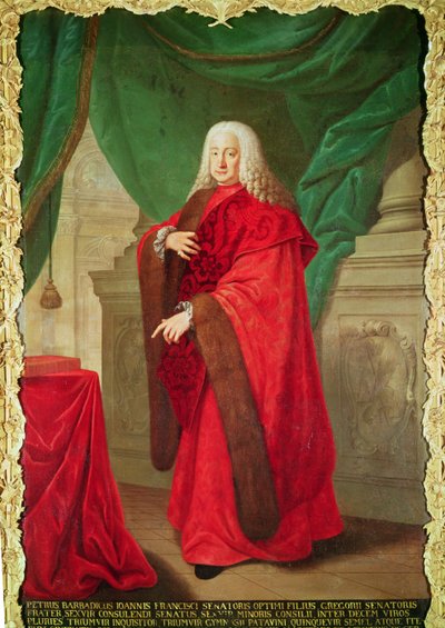 Portret van Doge Piero Barbarigo door Bernardino Castelli