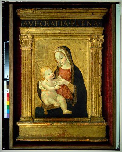 Madonna en Kind door Bernardino Fungai