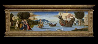 De Geliefde van Enalus Geofferd aan Poseidon en Gespaard, c.1512 door Bernardino Fungai