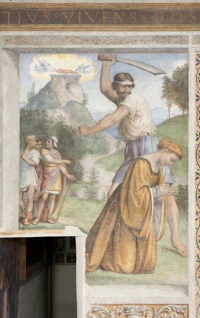 Onthoofding van Sint-Catharina van Alexandrië, Besozzi-kapel door Bernardino Luini