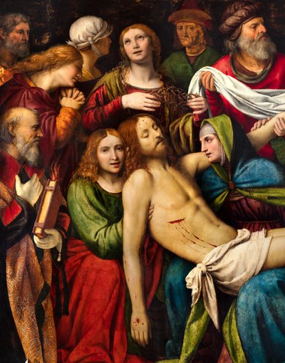Milaan, Kerk van San Giorgio al Palazzo, Bernardino Luini, Deposition door Bernardino Luini