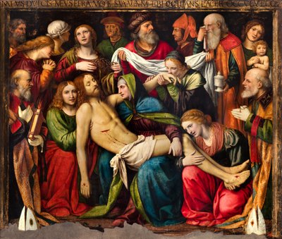 Milaan, Kerk van San Giorgio al Palazzo, Bernardino Luini, Graflegging door Bernardino Luini