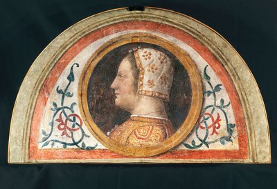 Portret van Bona van Savoye door Bernardino Luini