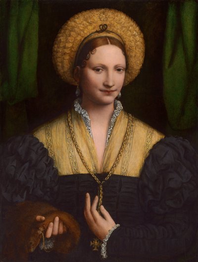Portret van een Dame door Bernardino Luini