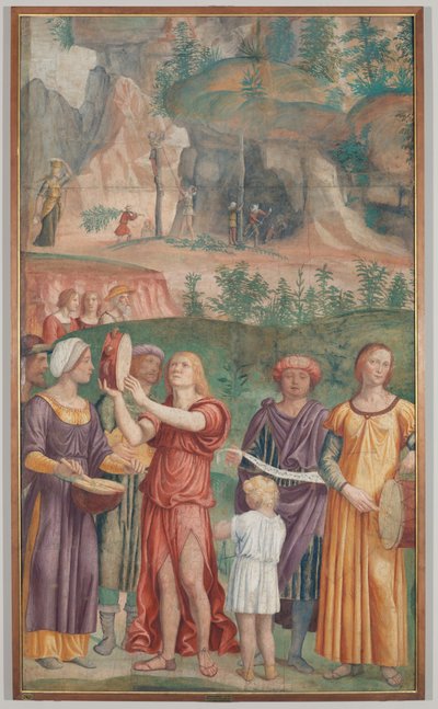 Het triomflied van de Joden door Bernardino Luini
