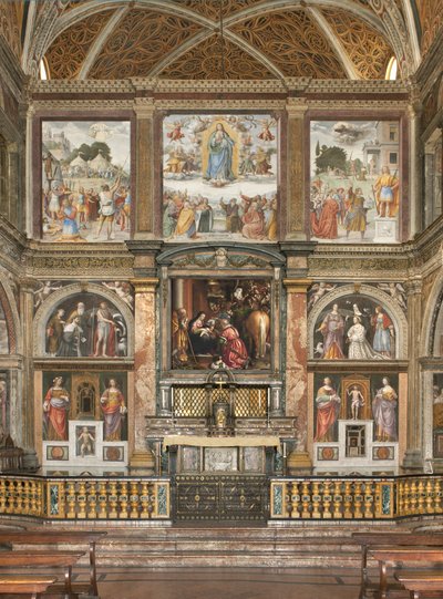 Zicht op de fresco