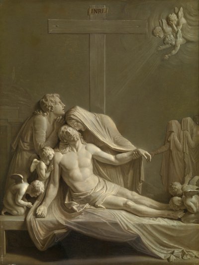 Kruisafneming na Antonio Canova, 1800 door Bernardino Nocchi