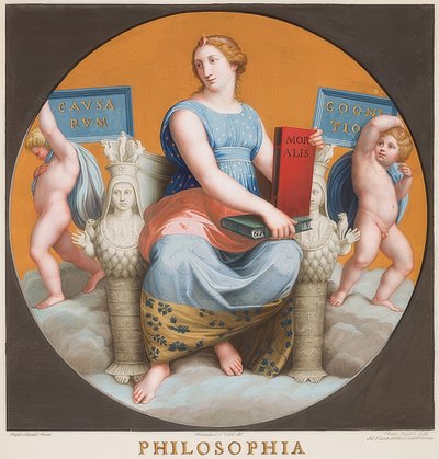 Filosofie (Stanze della Segnatura) door Bernardino Nocchi