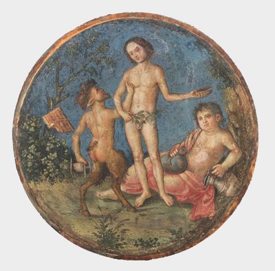 Bacchus, Pan en Silenus door Bernardino Pinturicchio