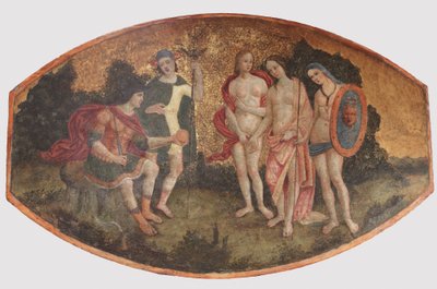 Oordeel van Paris, ca. 1509 door Bernardino Pinturicchio