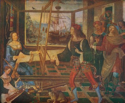 De terugkeer van Odysseus door Bernardino Pinturicchio