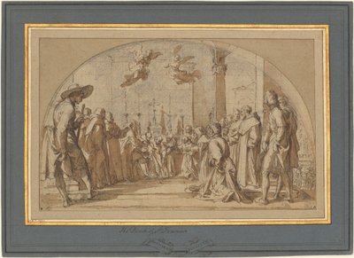 De Dood van de Zalige Buonagiunta Manetti door Bernardino Poccetti