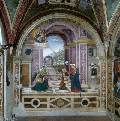 Aankondiging door Bernardino di Betto Pinturicchio
