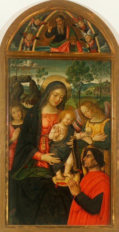 Onze-Lieve-Vrouw van Vrede door Bernardino di Betto Pinturicchio
