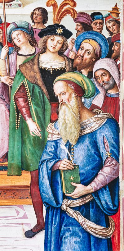 De Piccolomini Bibliotheek, noordoostelijke muur: 
